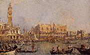 antonio canaletto View of the Ducal Palace in Venice oil on canvas